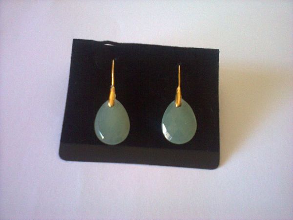 brinco chic verde
