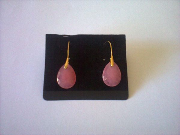 brinco chic rosa