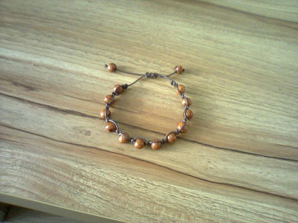 pulseira shambala semente marron